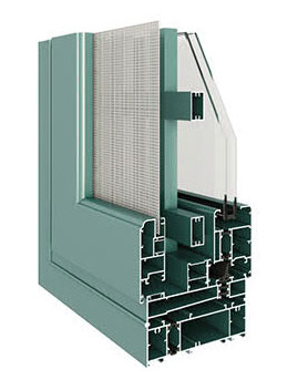 130H系列隔熱窗紗一體窗(內(nèi)開(kāi)內(nèi)倒)